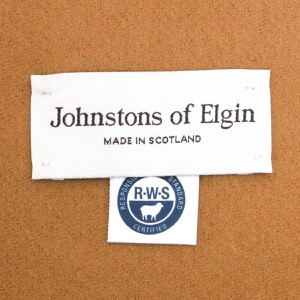 ジョンストンズ ストール/マフラー メンズ レディース WDC01797 中判 無地 ダークキャメルベージュ WDC01797 SB3022 JOHNSTONS