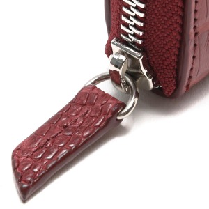 本革 長財布 財布 メンズ レディース カイマンワニ ワインレッドマット CJN0512B WETMT Leather