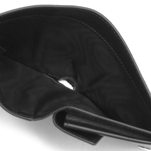 メゾンマルジェラ 二つ折り財布/ミニ財布 財布 レディース ステッチ ブラック SA3UI0007 P4745 T8013 MAISON MARGIELA