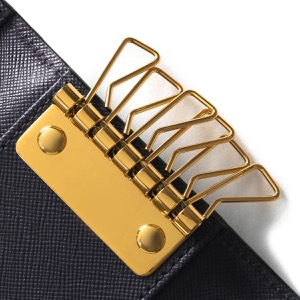 マルニ キーケース レディース ブルーブラックネイビー PCMO0017U0 LV520 Z571M MARNI