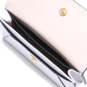 マルニ カードケース/名刺入れ レディース バイカラー ホワイト&クラウドライトライトブルー PFMO0074U0 P2644 Z529N MARNI