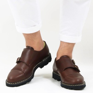 パラブーツ シューズ/革靴/ダブルモンクストラップシューズ メンズ ウィリアム マルシェ 2 エベネブラウン WILLIAM NOIRE-GR EBENE 981435 PARABOOT