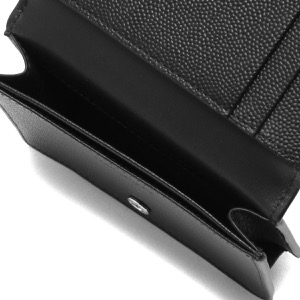 サンローランパリ イヴサンローラン カードケース/名刺入れ メンズ レディース クラシック ブラック 469338 BTY7N 1000 SAINT LAURENT PARIS