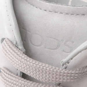トッズ スニーカー/靴 シューズ メンズ レディース パンチング 紐 ライトグレー XXW12A0T490 06S B219 TOD'S