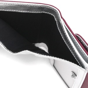 ヴィヴィアンウエストウッド 二つ折り財布 財布 メンズ レディース サフィアーノ スモール オーブ パープル&シルバー 51150003 L001N J401 VIVIENNE WESTWOOD