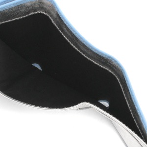 ヴィヴィアンウエストウッド 三つ折り財布/ミニ財布 財布 レディース サフィアーノ スモール フラップ オーブ ライトブルー&シルバー 52010013 L001N K403 VIVIENNE WESTWOOD
