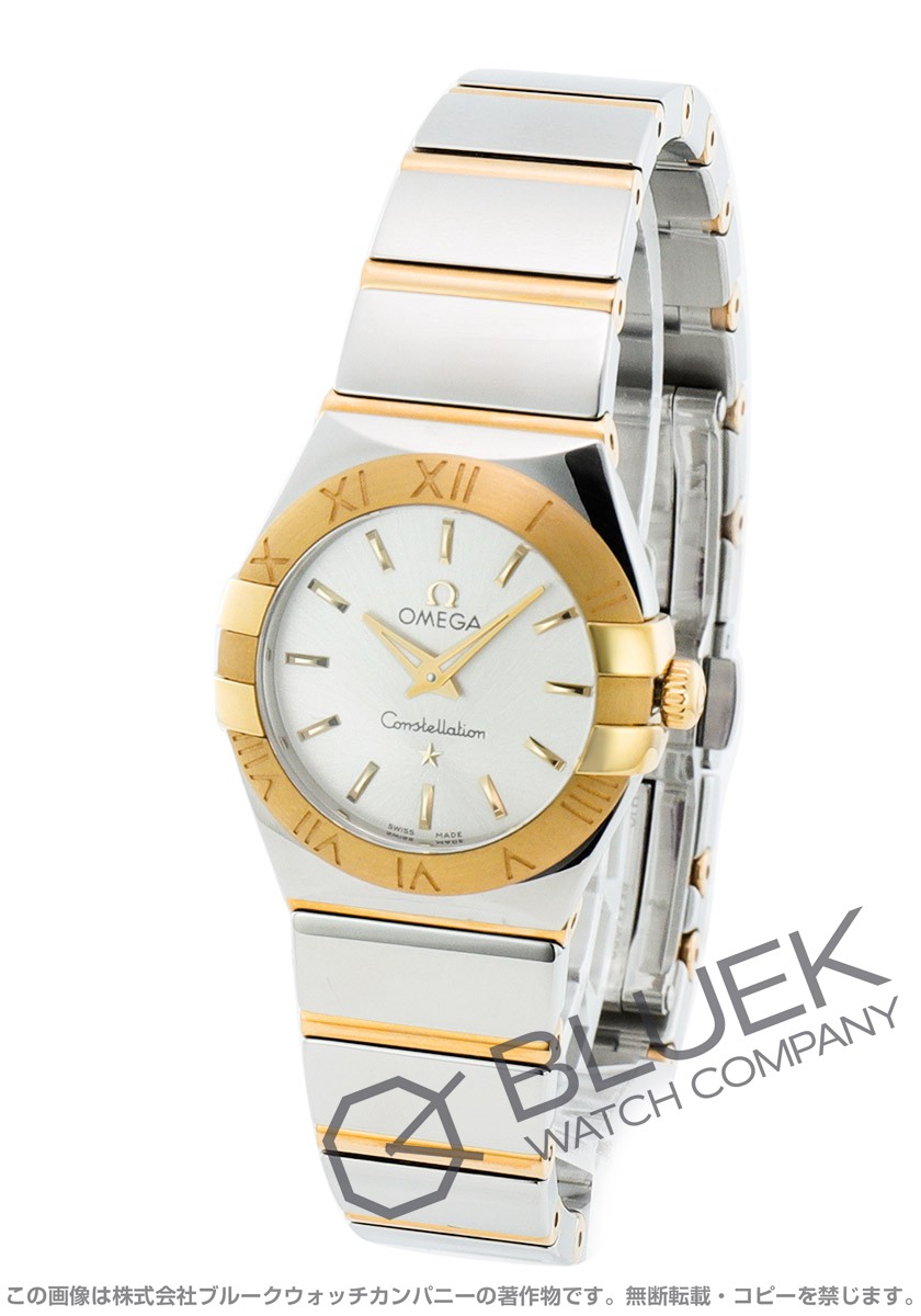オメガ コンステレーション レディース 24mm クオーツ 腕時計 ブランド 123.20.24.60.05.004 OMEGA  ホワイトシェル×イエローゴールド 記念品 プレゼント ギフト レディース腕時計