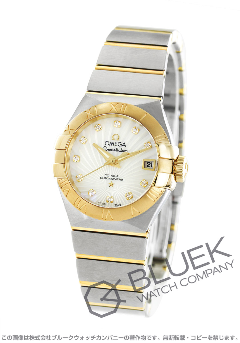 オメガ コンステレーション ブラッシュ ダイヤ 腕時計 レディース OMEGA 123.20.27.20.55.002