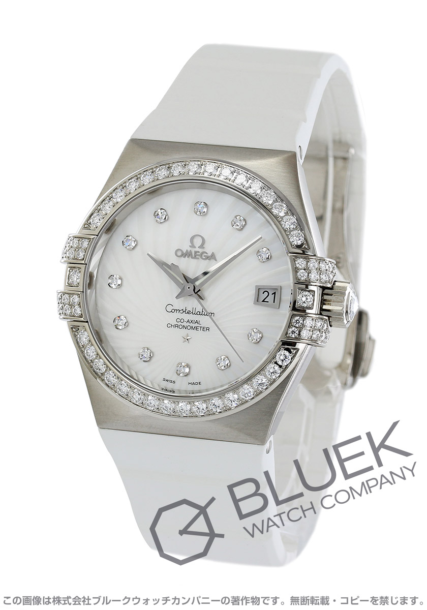 オメガ コンステレーション ブラッシュ ダイヤ WG金無垢 レディース 123.57.35.20.55.005