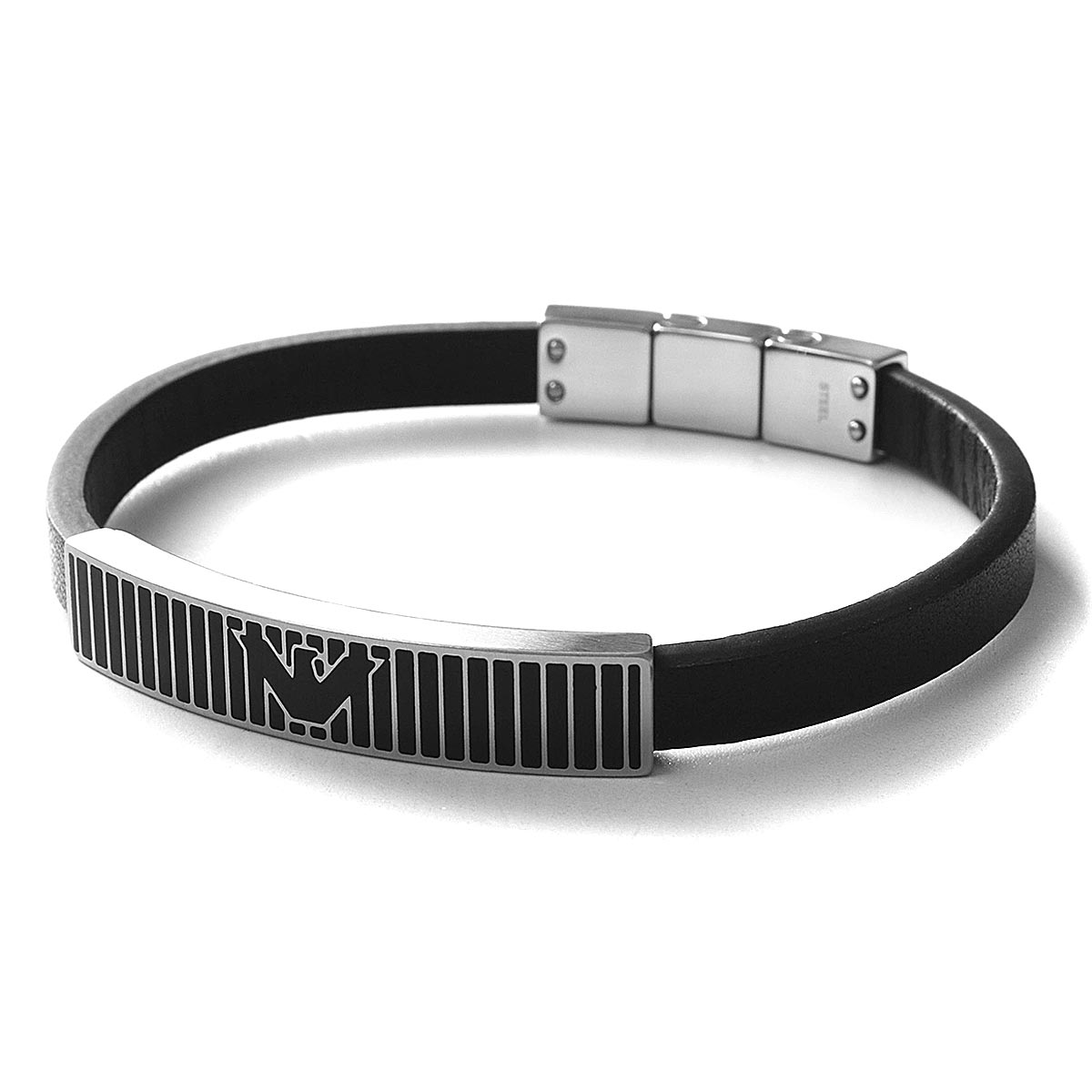 エンポリオアルマーニ ブレスレット アクセサリー メンズ イーグルマーク シルバー ブラック Egs Emporio Armani ブランド腕時計通販なら ブルークウォッチカンパニー 心斎橋店 エンポリオアルマーニ ブレスレット アクセサリー メンズ イーグルマーク シルバー ブラック Egs Emporio Armani ブランド腕時計通販なら ブルークウォッチカンパニー 心斎橋店