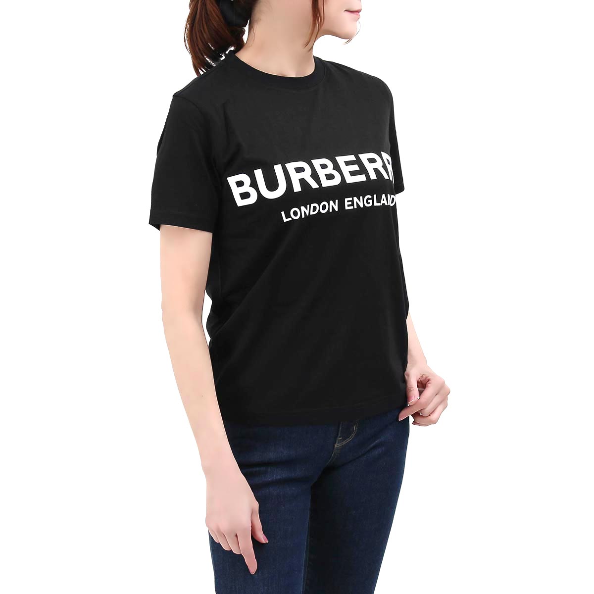 ももったい Burberry クルーネックロゴ e3NB6-m20015279039 Tシャツ います