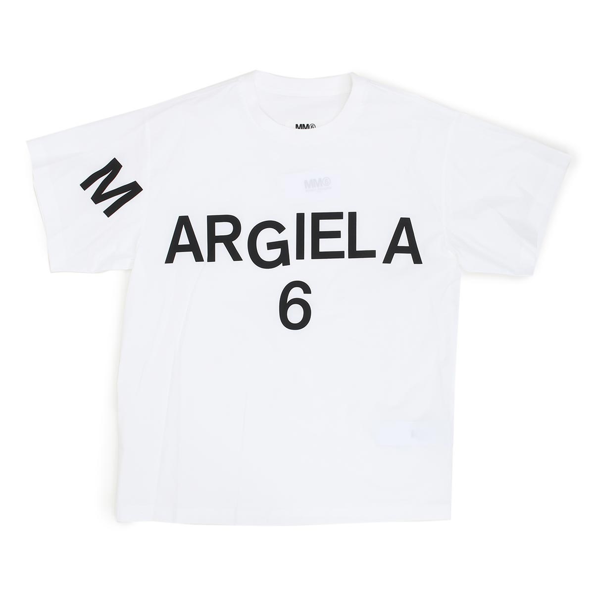 お気に入り MM6 Maison Tシャツ ビックロゴ メゾンマルジェラ Margiela Tシャツ/カットソー(半袖/袖なし)