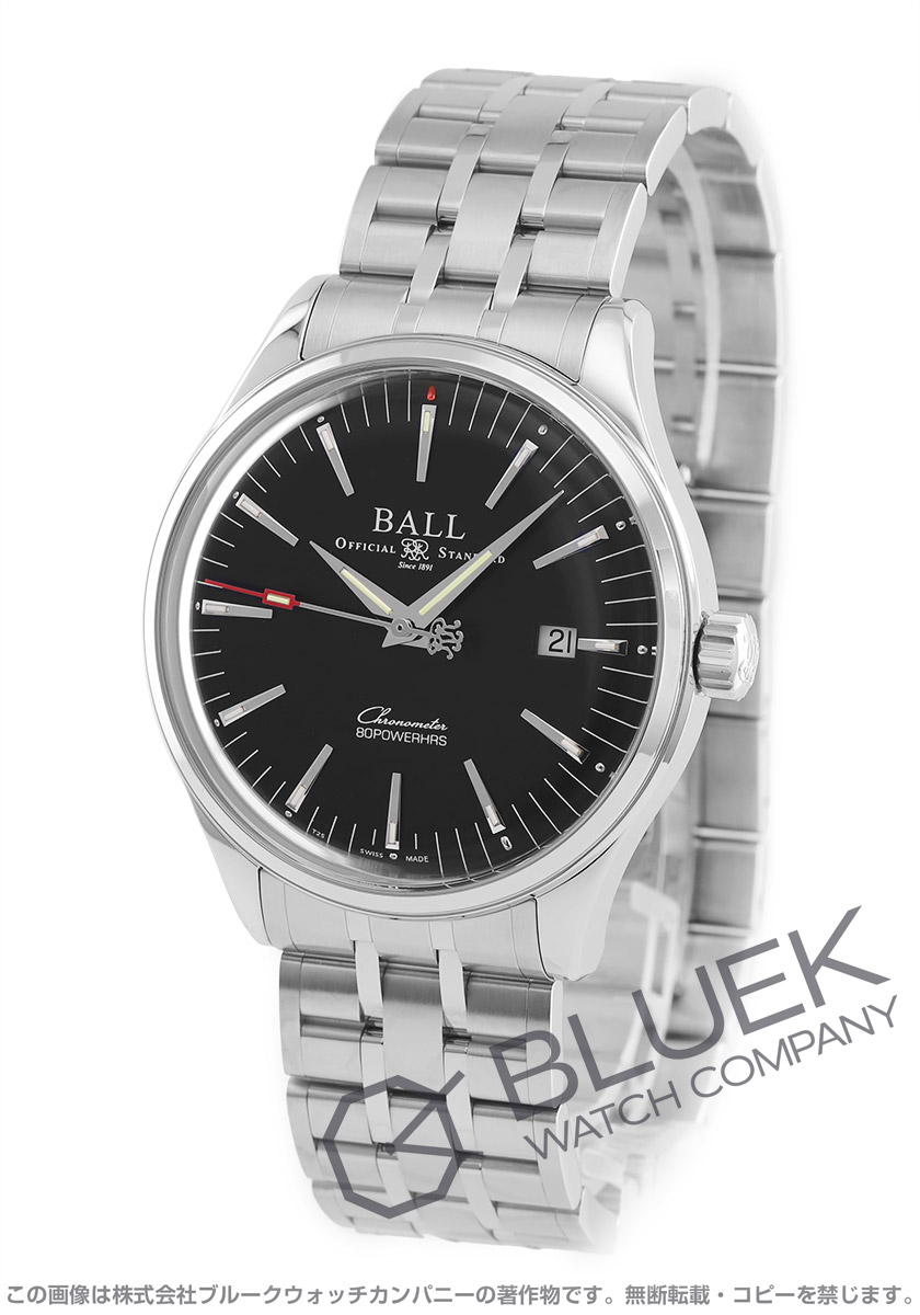 ボールウォッチ トレインマスター マニュファクチュア 80 メンズ NM3280D-S1CJ-BK