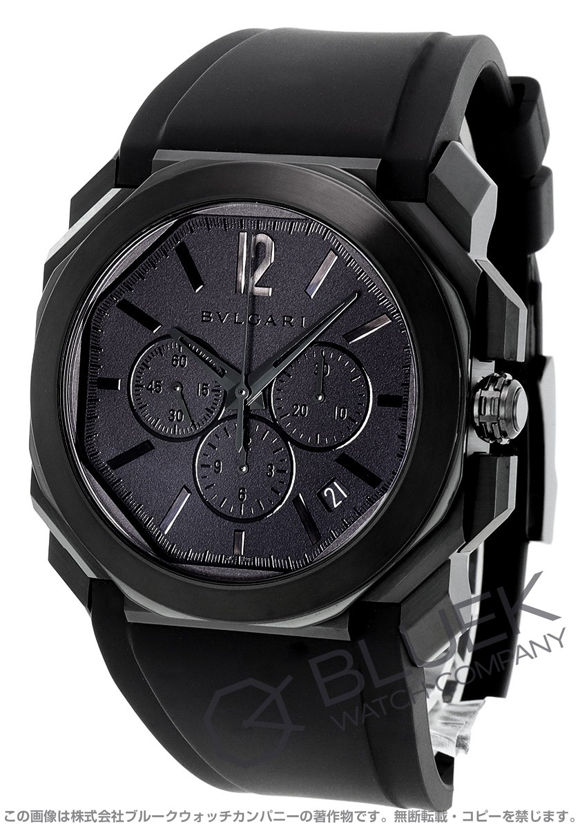 ブルガリ BVLGARI 腕時計 メンズ BGO41BBSVD/N オクト ウルトラネロ OCTO ULTRANERO 自動巻き ブラックxブラック アナログ表示