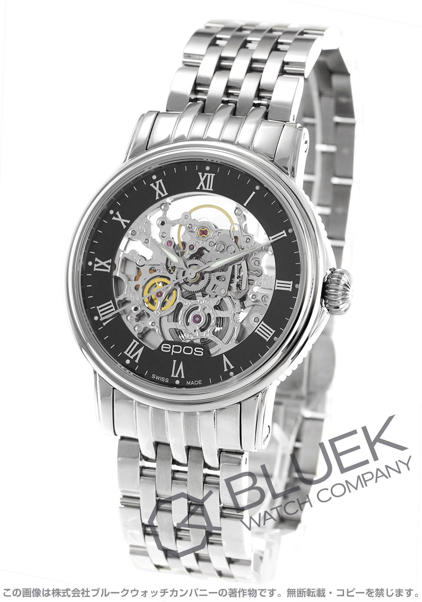 エポス エモーション スケルトン 腕時計 メンズ Epos 3390skrbkm ブランド腕時計通販なら ブルークウォッチカンパニー 心斎橋店