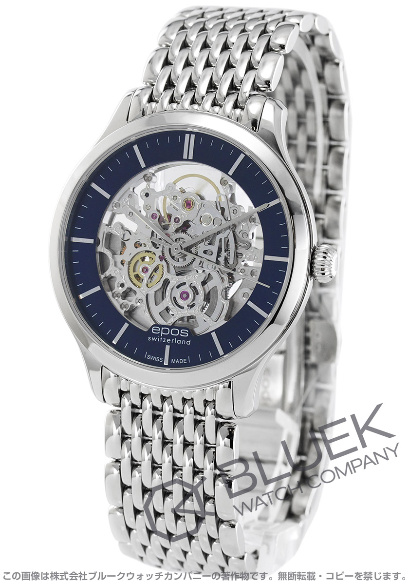 エポス エモーション スケルトン メンズ 3420SKBLM |腕時計通販 