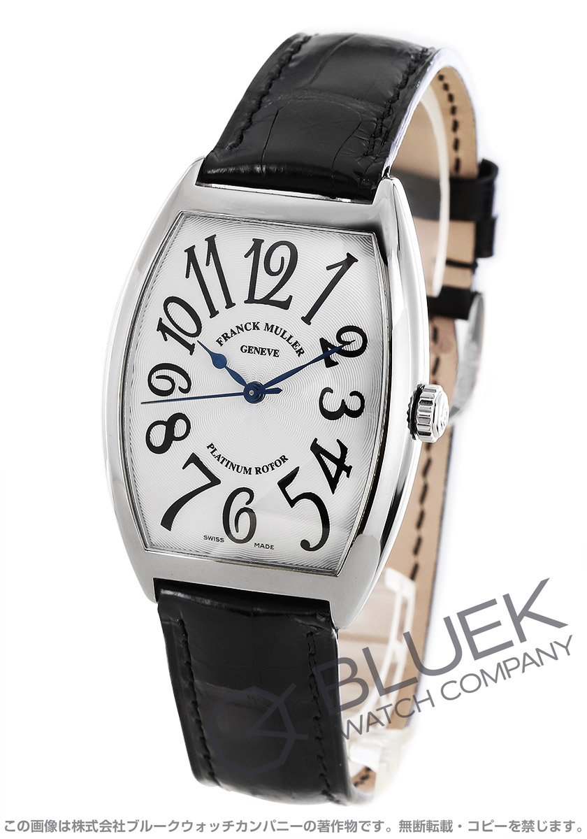 フランクミュラー FRANCK MULLER 6850SC トノーカーベックス プラチナムローター 自動巻き メンズ 良品 _777306