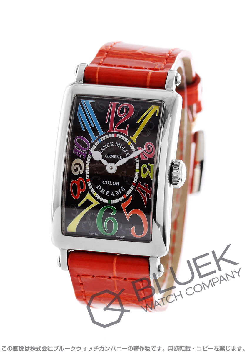 腕時計 トノーカーベックス 1752 QZ COL DRM FRANCK MULLER クロコレザー カラードリームズ フランクミュラー レディース