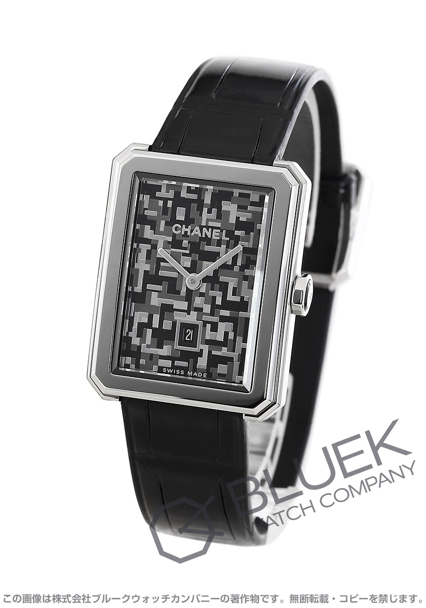 シャネル ボーイフレンド ネオ ツイード 世界限定1000本 アリゲーターレザー レディース H6128 ブランド腕時計通販なら ブルークウォッチカンパニー 心斎橋店