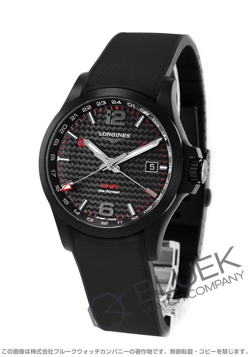 ロンジン コンクエスト V.H.P. GMT メンズ L3.728.2.66.9
