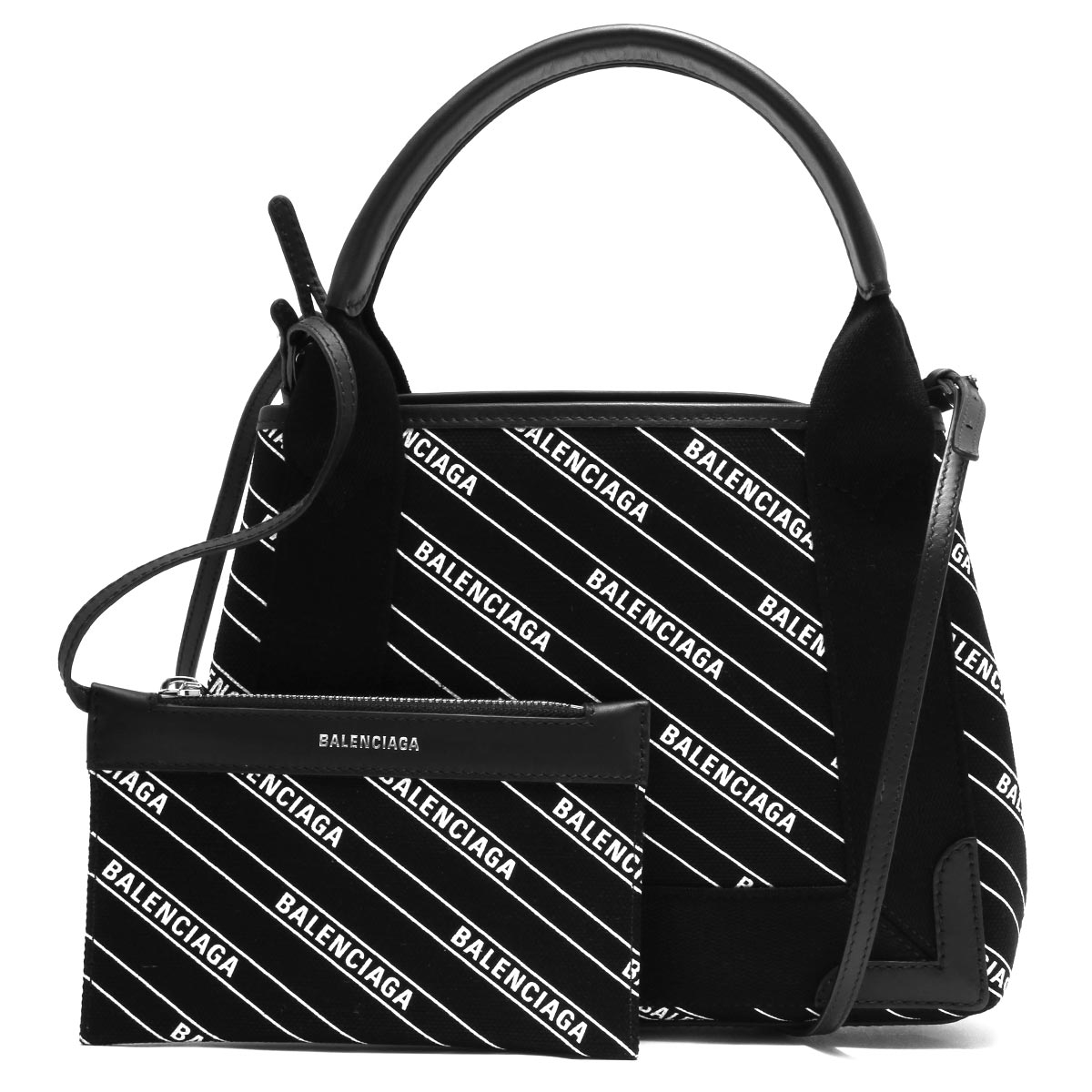 バレンシアガ トートバッグ ショルダーバッグ バッグ レディース ネイビーカバス ストライプ ロゴ Xs ブラック ブランホワイト Kmzan 1000 19年秋冬新作 Balenciaga ブランド腕時計通販なら ブルークウォッチカンパニー 心斎橋店