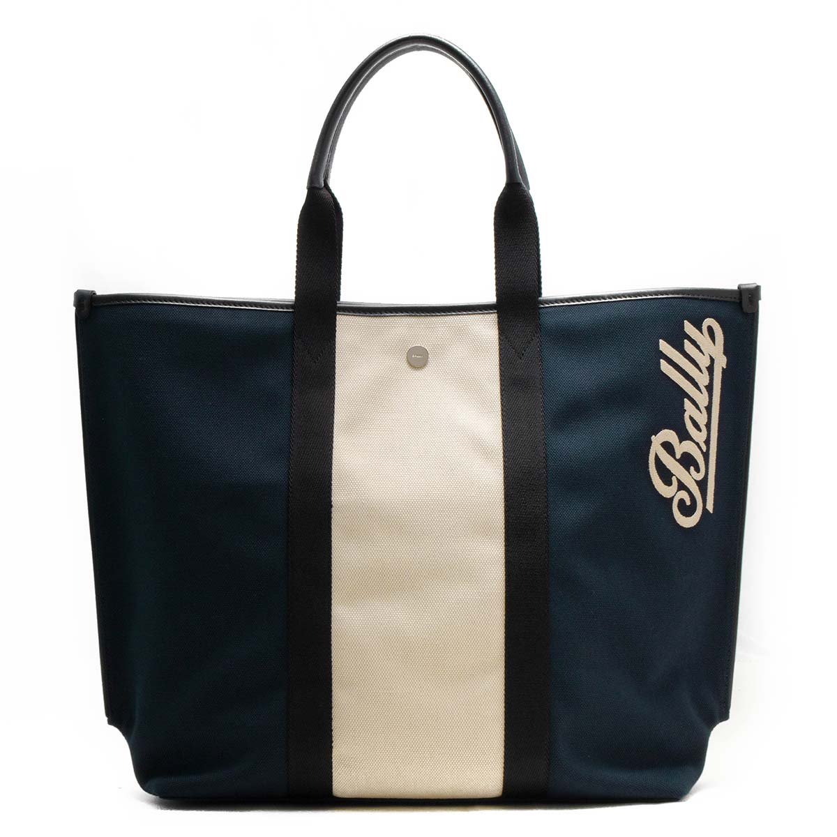 バリー トートバッグ バッグ メンズ レディース キャンバストート ミディアム インクブルー ナチュラルベージュ Canvas Tote Md 04 Bally ブランド腕時計通販なら ブルークウォッチカンパニー 心斎橋店