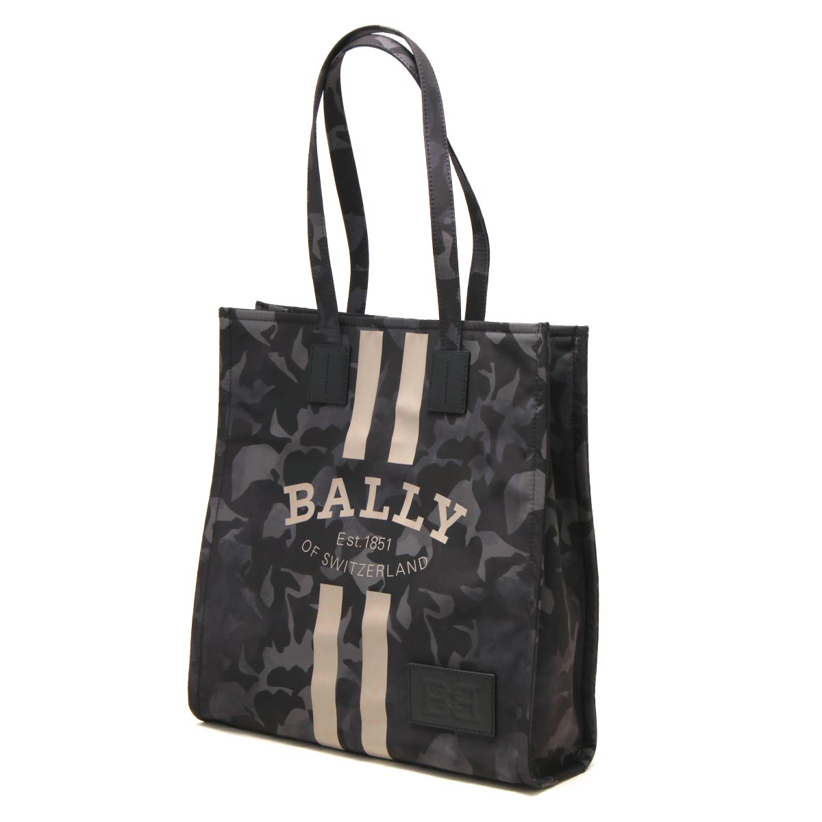 《大人気！》 Bally バリー トートバッグ 彫ロゴ 無地 ブラック