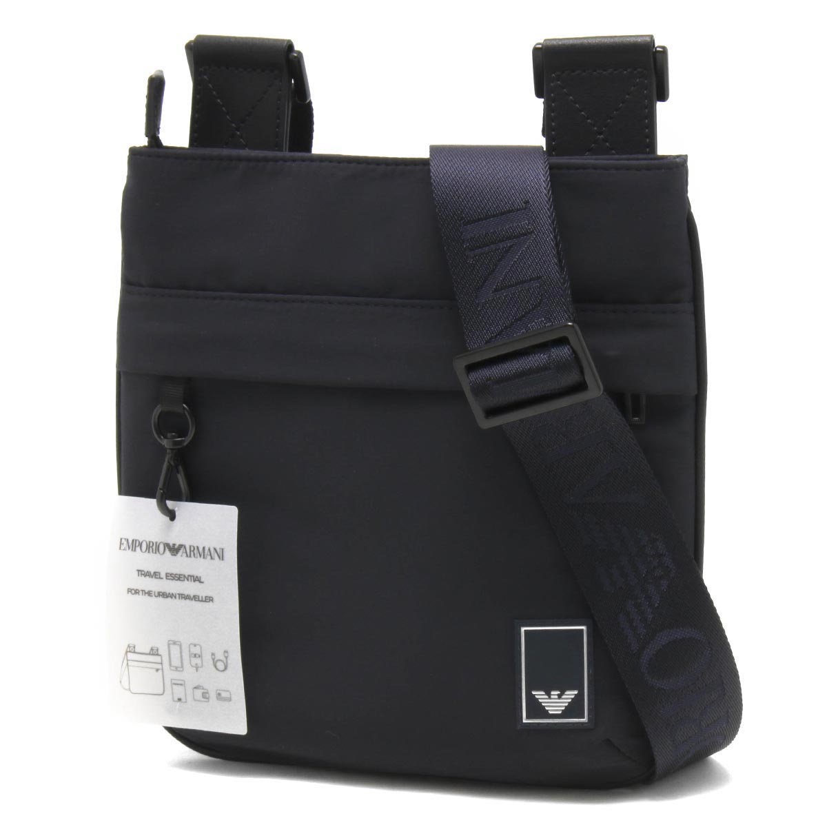 エンポリオアルマーニ ショルダーバッグ バッグ メンズ トラベル エッセンシャル イーグルマーク ネイビーブルー Y4m235 Yjj8v Emporio Armani ブランド腕時計通販なら ブルークウォッチカンパニー 心斎橋店