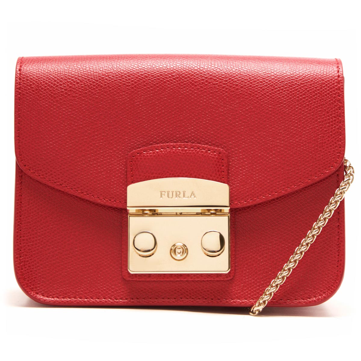 【新品】FURLA フルラ  メトロポリス ミニ  ショルダーバッグ レッド