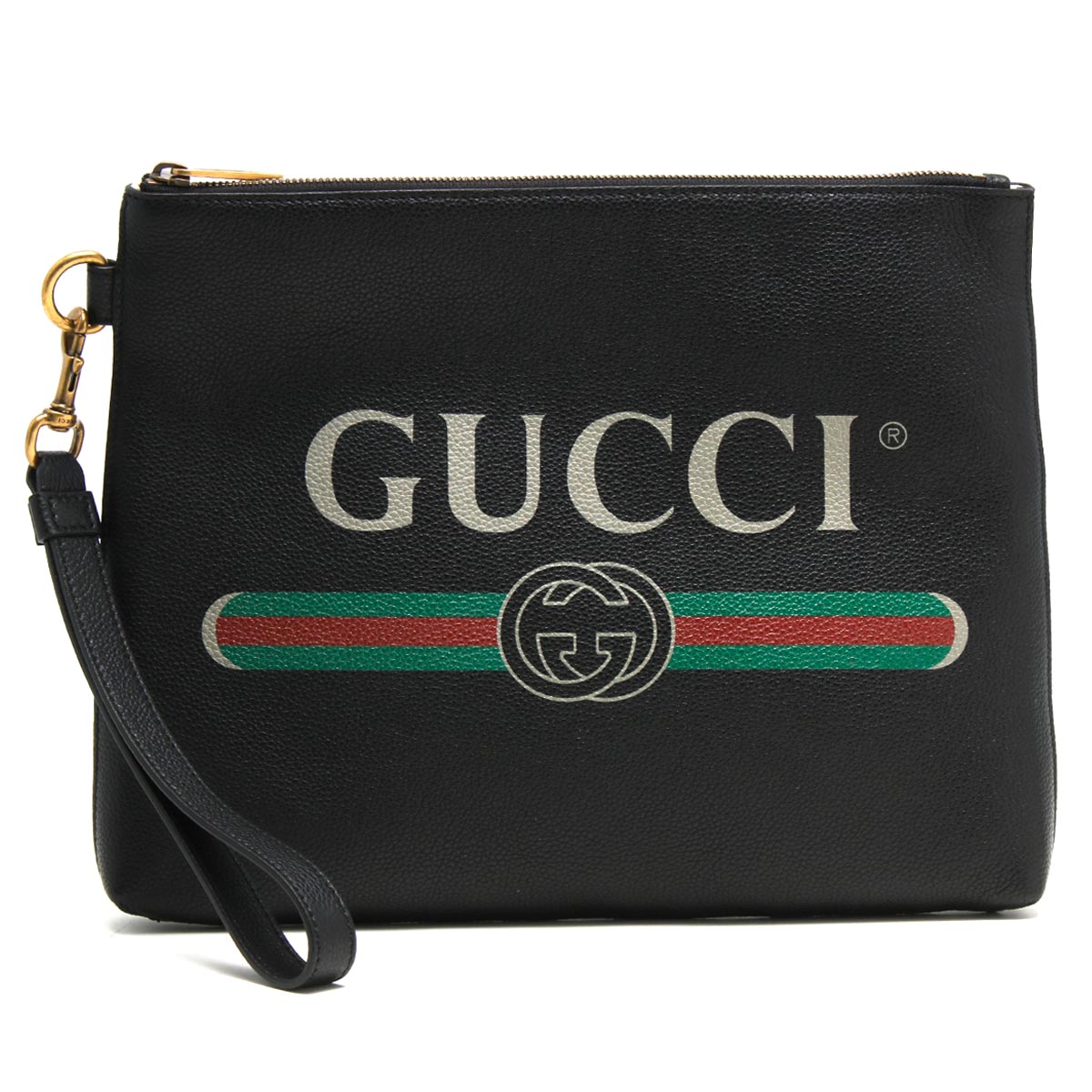 グッチ クラッチバッグ セカンドバッグ バッグ メンズ プリント ブラック グリーン レッド 0y2at 8163 Gucci ブランド腕時計通販なら ブルークウォッチカンパニー 心斎橋店