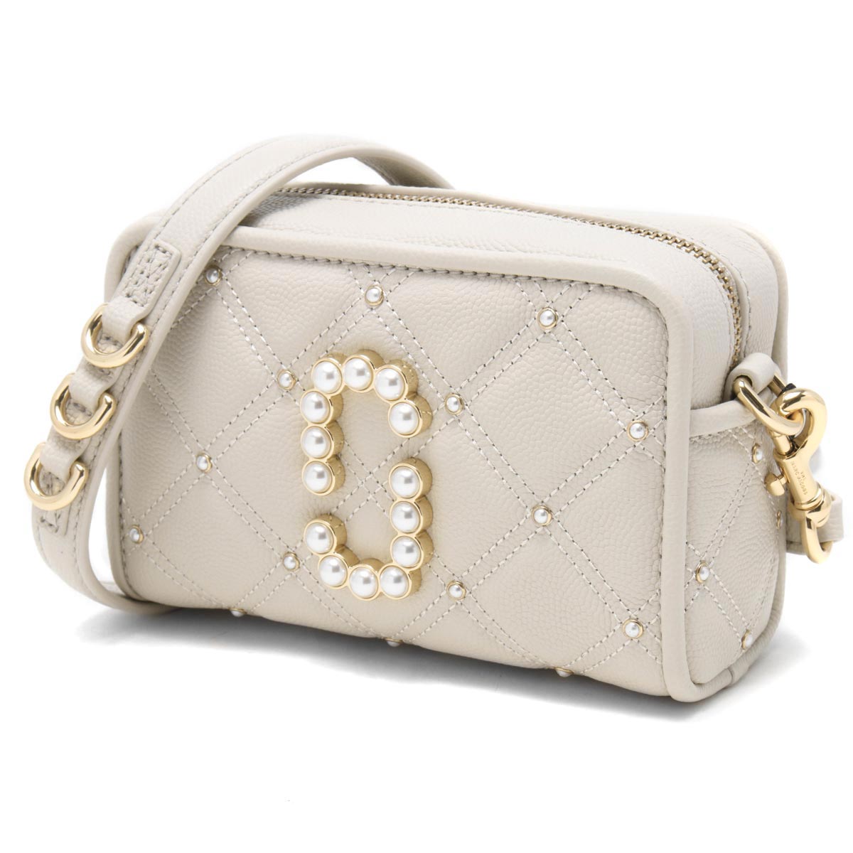マークジェイコブス ショルダーバッグ クラッチバッグ バッグ レディース ザ クィルティド ソフトショット 17 パール オートミルクホワイト M 276 Marc Jacobs ブランド腕時計通販なら ブルークウォッチカンパニー 心斎橋店