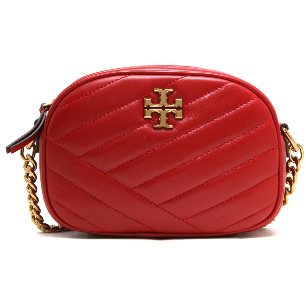 トリーバーチ ショルダーバッグ バッグ レディース キラ シェブロン スモール レッドアップル 60227 611 TORY BURCH