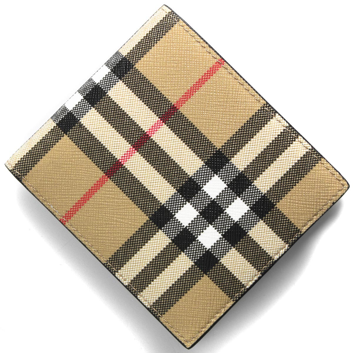 バーバリー 二つ折り財布 財布 メンズ レディース シーシービル コイン ヴィンテージチェック アーカイブベージュ ブラック Ms Cc Bill Coin Dfc 026 Burberry ブランド腕時計通販なら ブルークウォッチカンパニー 心斎橋店