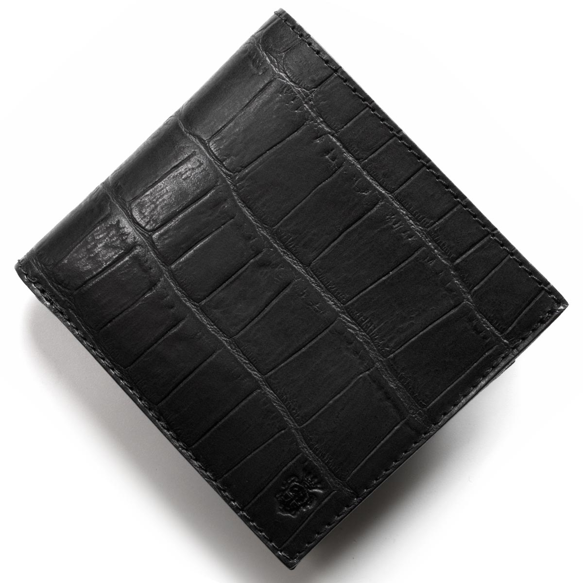 フェリージ 二つ折り財布 財布 メンズ クロコ型押し カードケースセット ブラック 452 SA 0003 FELISI