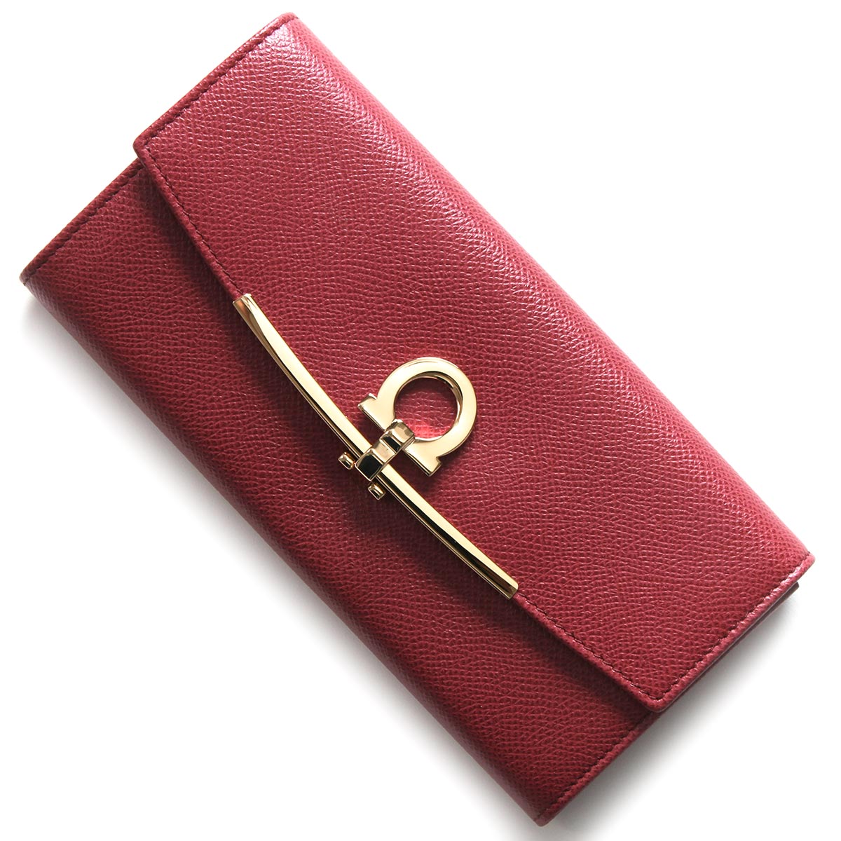 フェラガモ 長財布 財布 レディース ガンチーニ メラグラーナピンクレッド 22d150 Melagrana Salvatore Ferragamo ブランド腕時計通販なら ブルークウォッチカンパニー 心斎橋店