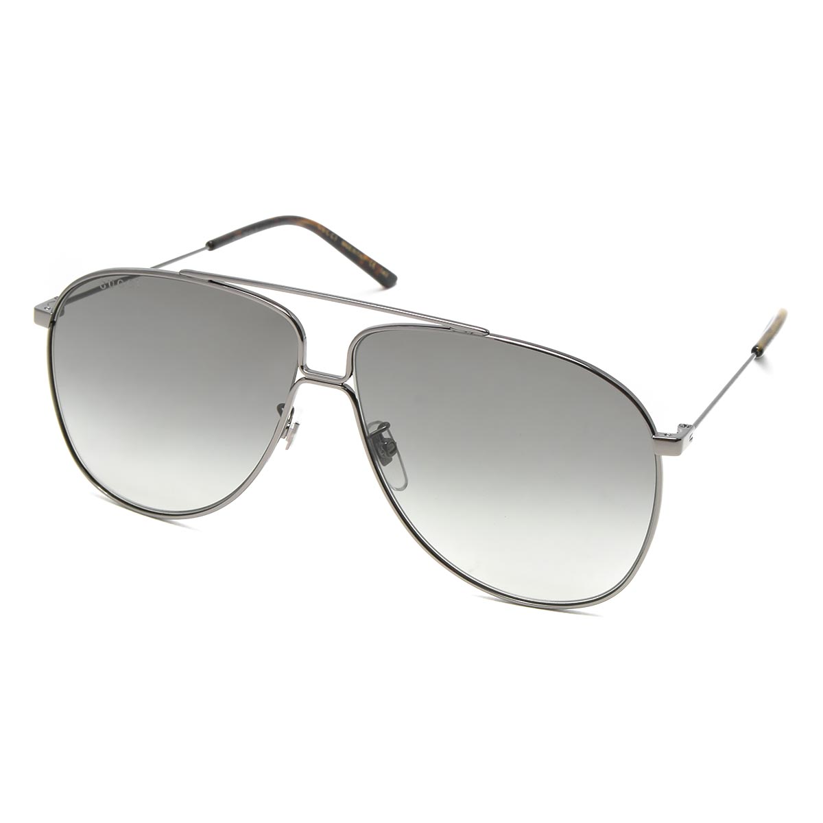 グッチ サングラス メンズ ルテニウムシルバー&グレー GG0440S 001  