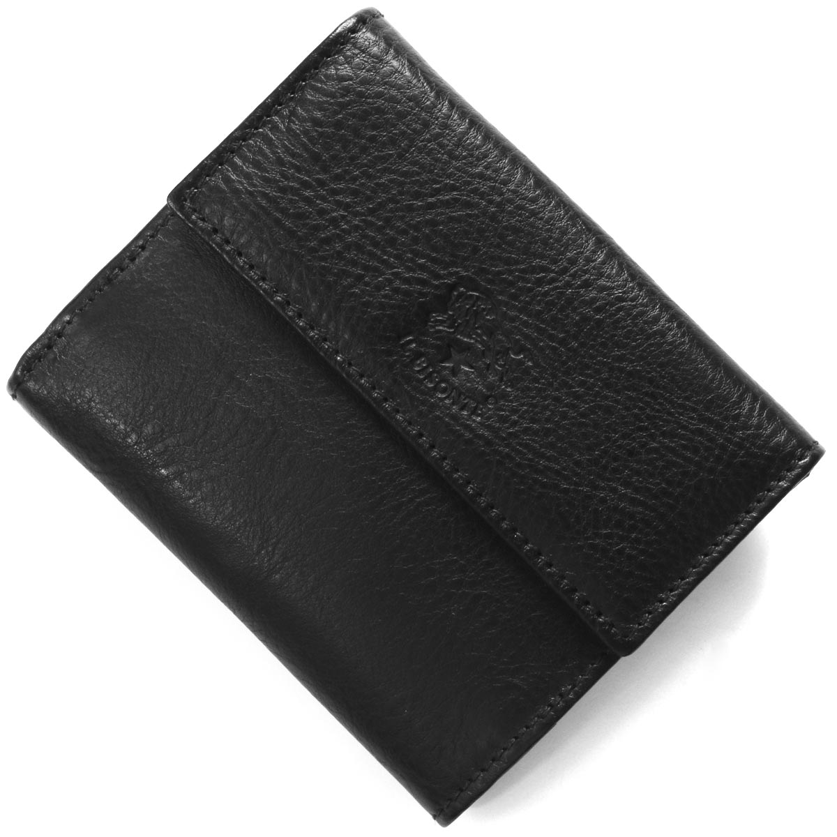IL BISONTE ブラック 二つ折り財布 イルビゾンテ IL BISONTE IL