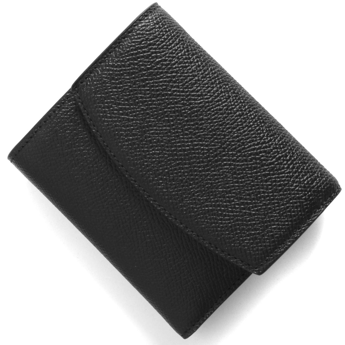 メゾンマルジェラ 三つ折り財布 財布 メンズ ステッチ ブラック