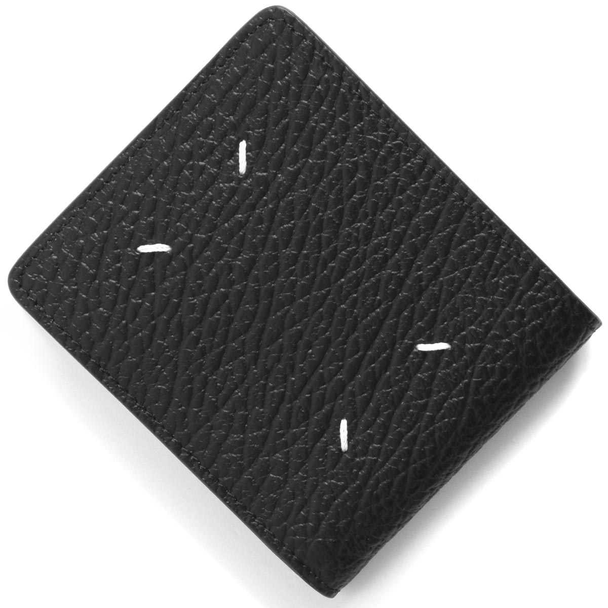 メゾンマルジェラ 二つ折り財布（札入れ） 財布 メンズ レディース ステッチ ブラック SA1UI0016 P4455 T8013 MAISON  MARGIELA