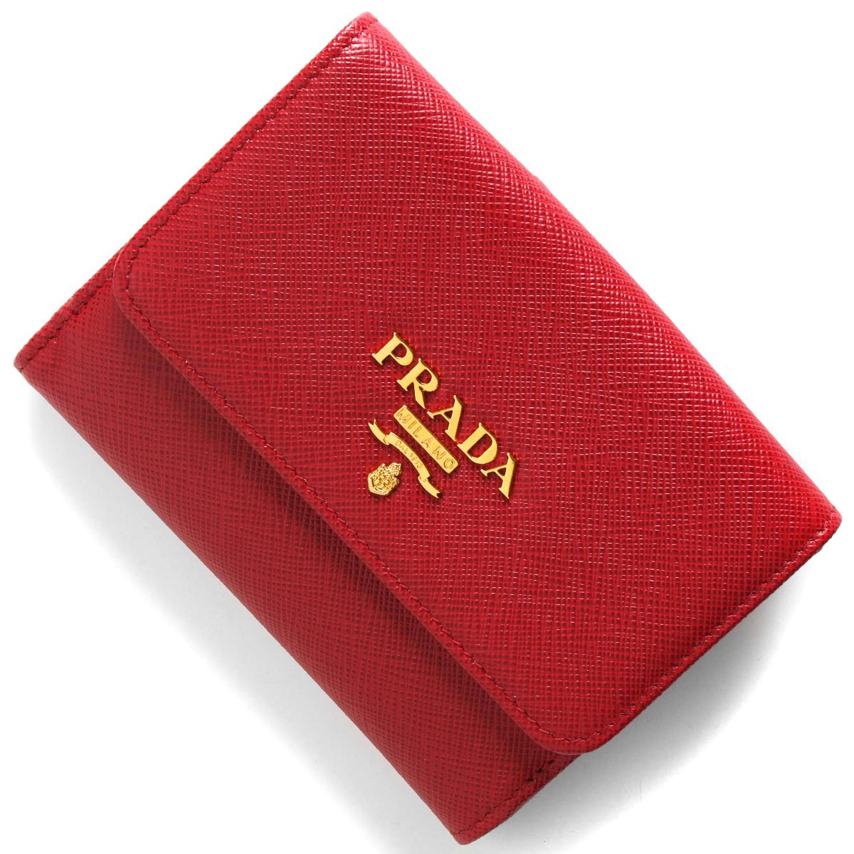 プラダ 二つ折り財布 財布 レディース サフィアーノ メタル フォーコレッド 1MH523 QWA F068Z PRADA