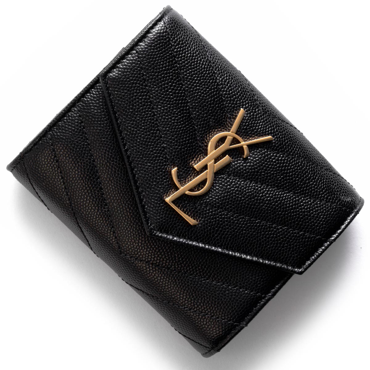 大人気Yves saint Laurentイヴ・サンローラン 三つ折り財布 - 折り財布