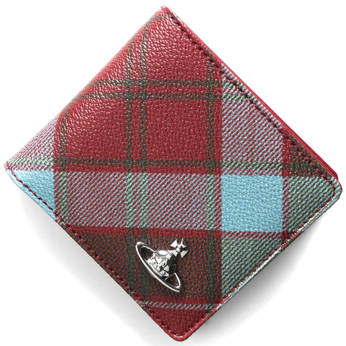 新品 ヴィヴィアン ウエストウッド Vivienne Westwood 2つ折り財布 VIVIENNES TARTAN