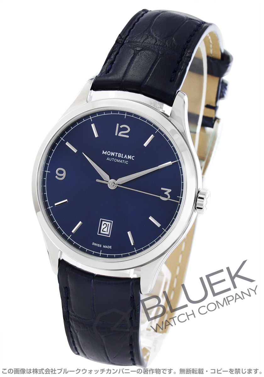 モンブラン ヘリテイジ クロノメトリー アリゲーターレザー メンズ 116481