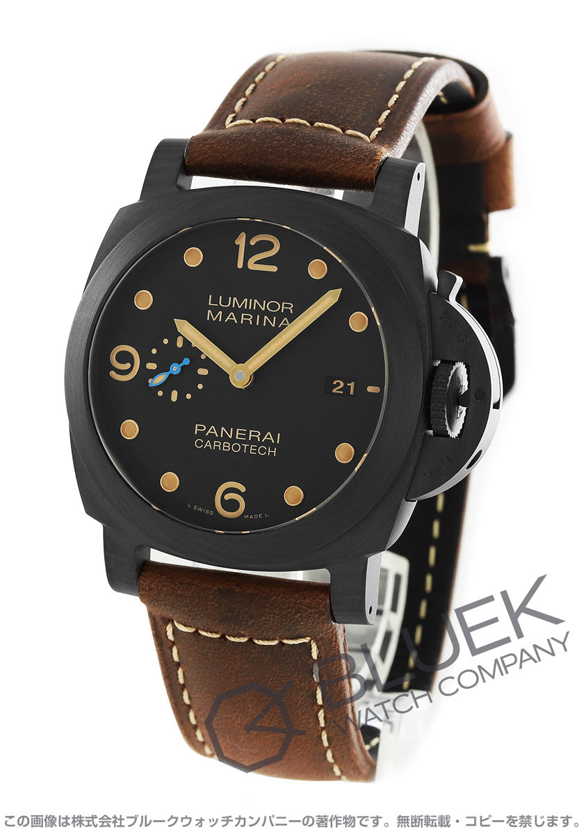 パネライ ルミノール マリーナ 1950 カーボテック 300m防水 メンズ PAM00661 | 新品腕時計通販ブルークウォッチカンパニー