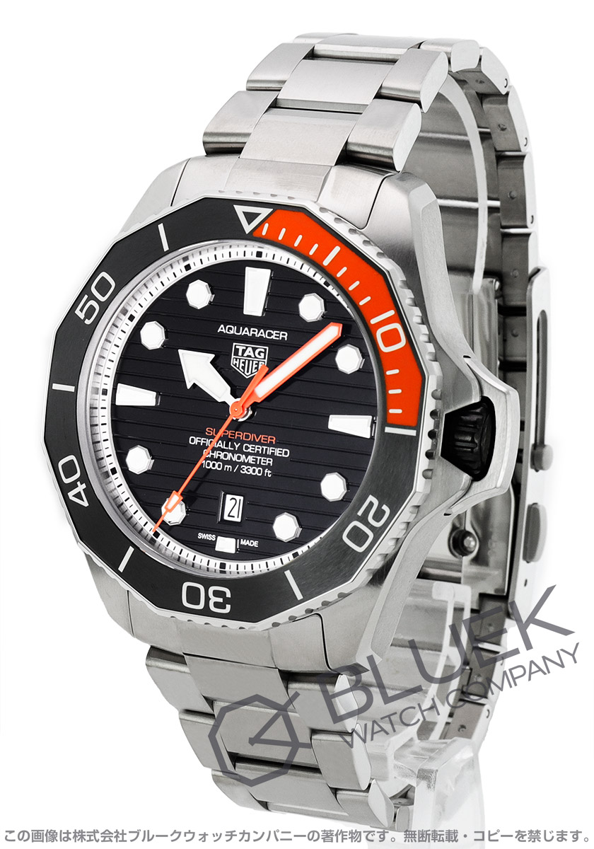 タグホイヤー アクアレーサー 1000m防水 WBP5A8A.BF0619
