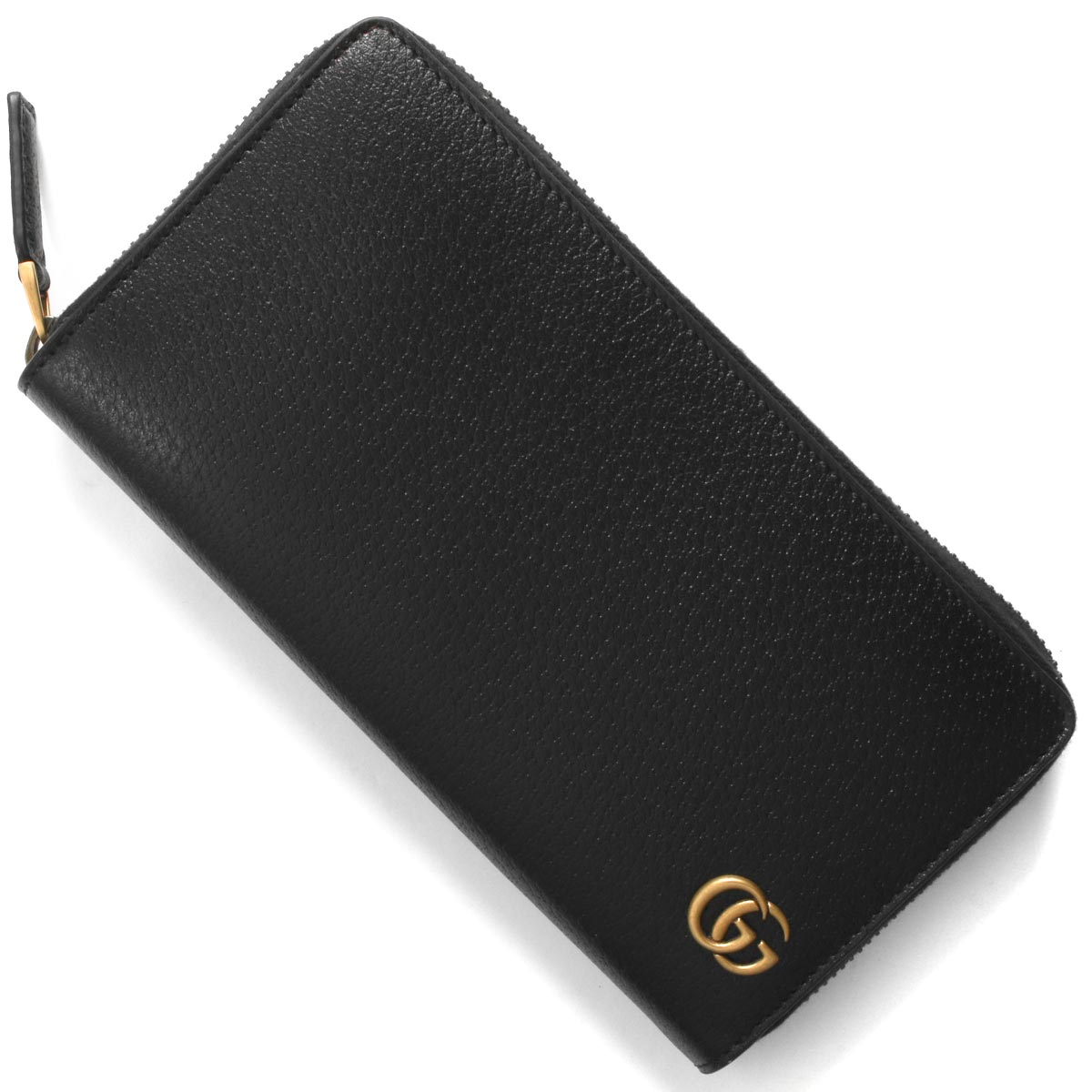 990 GUCCI グッチ GGマーモント パール 長財布 ラウンドファスナー 