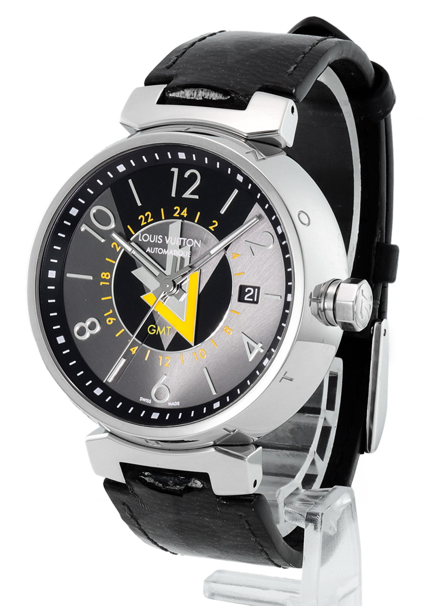 ルイヴィトン タンブール GMT メンズ Q1D31【中古】 |ブランド腕時計