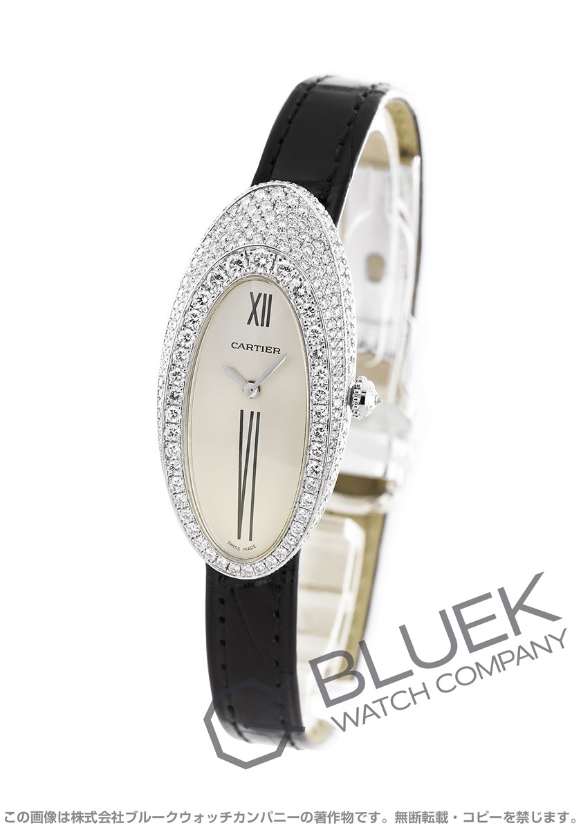 カルティエ アルシオン ダイヤ Wg金無垢 サテンレザー 腕時計 レディース Cartier Wj ブランド腕時計通販なら ブルークウォッチカンパニー 心斎橋店