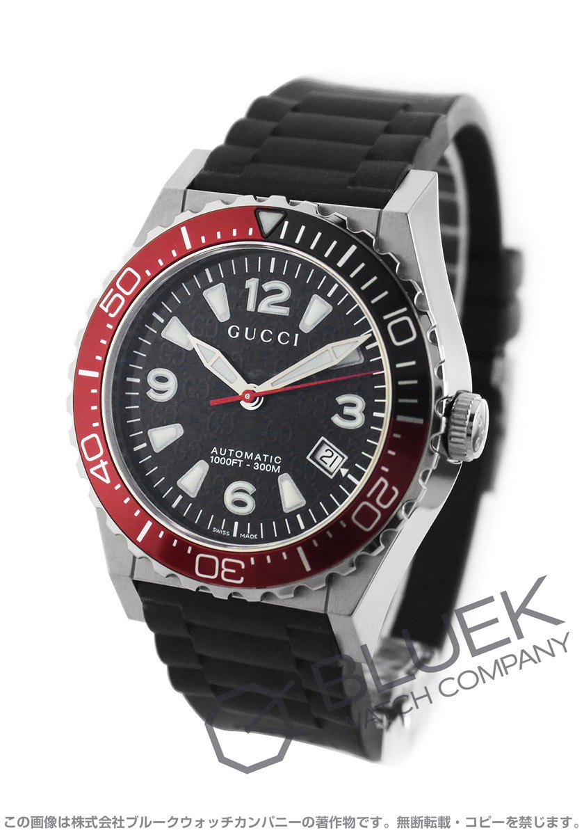 グッチ パンテオン 300m防水 メンズ YA115227 | 新品腕時計通販ブルークウォッチカンパニー