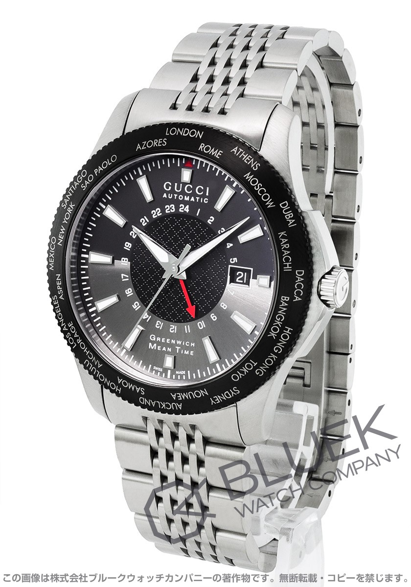 ☆5％OFFクーポン】グッチ G-タイムレス GMT メンズ YA126211 |腕時計